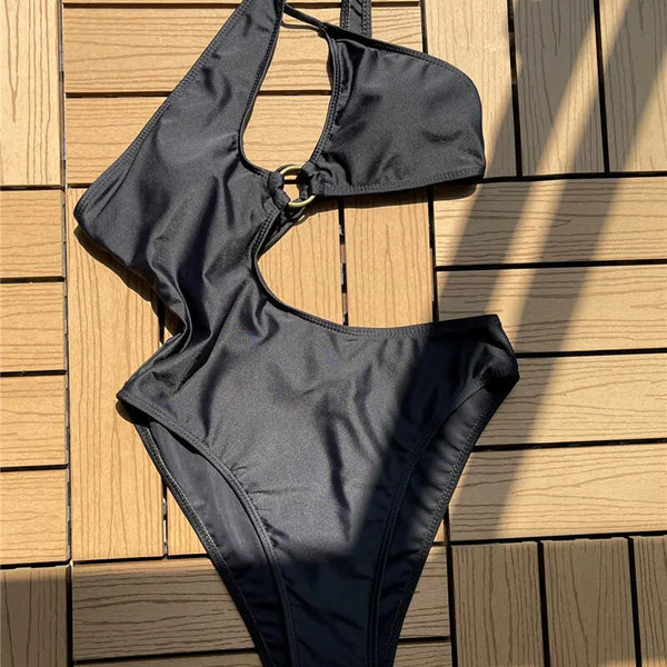 2023 Hollow Sexy Swimwear Women Skinny One Piece Swimsuit