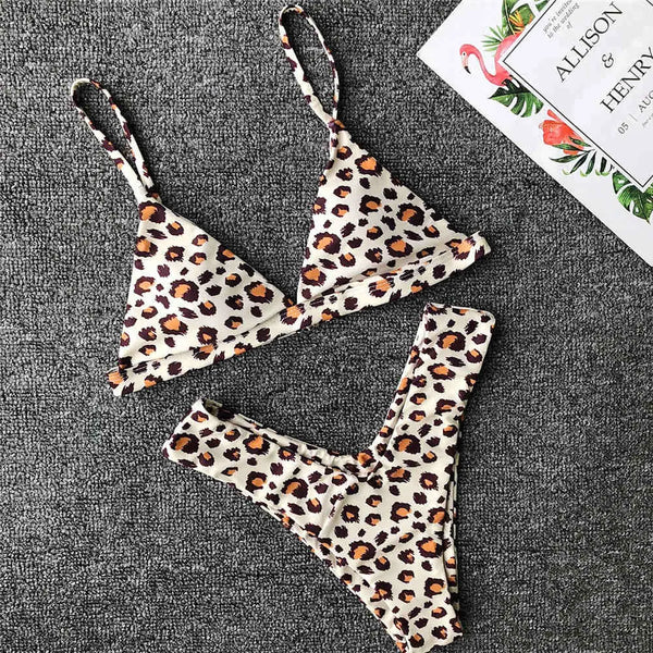 Hot Two Piece Bikini Set bathing suit Bikini leopard red snake bikini swimming suit Swimsuit