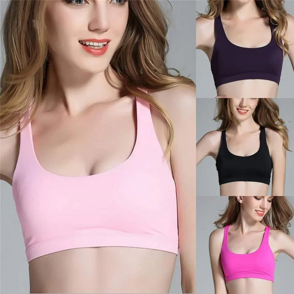 Padded Shake-Proof Yoga Sports Bra for Women