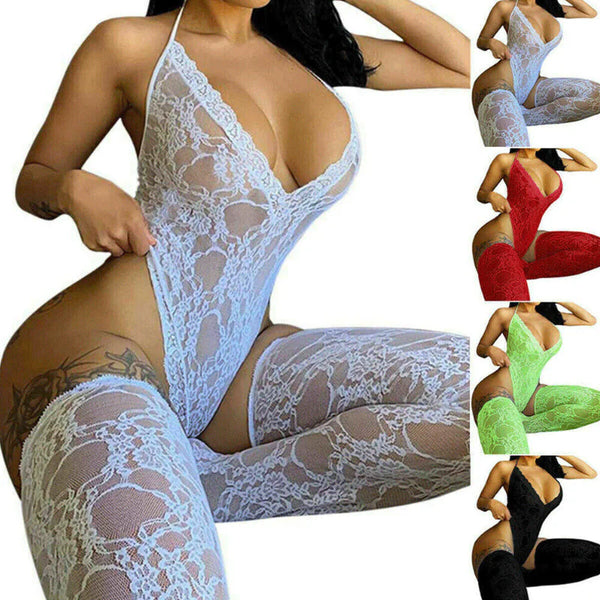 Women Lace Sexy Lingerie Nightwear